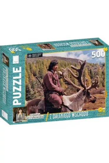 Puzzle 500 el. Z dalekiego wschodu. Mongolia Edipresse Ksi��ki - El�bieta S�czykowska