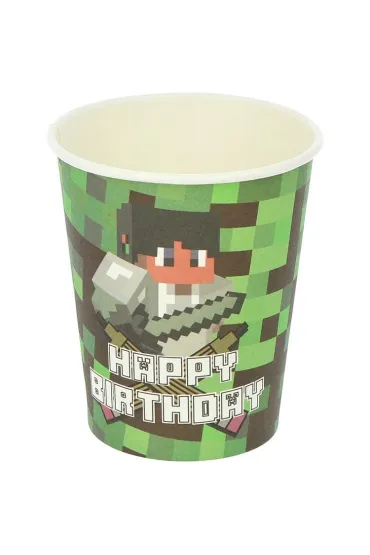 Kubeczki papierowe minecraft op.6szt.