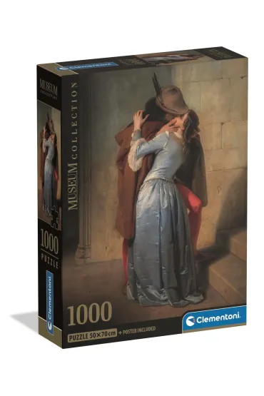 Puzzle 1000 el. Museum Hayes, The Kiss Clementoni