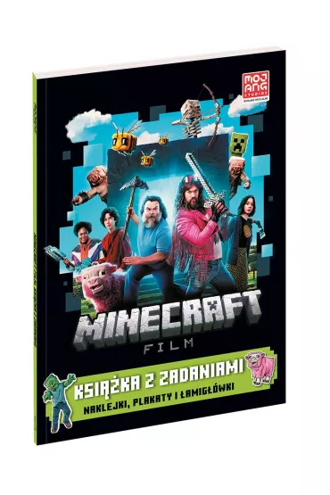 Minecraft. Film. Ksika z zadaniami. Naklejki, plakaty i amigwki