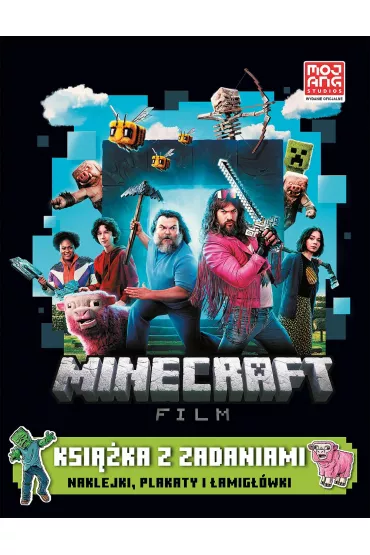 Minecraft. Film. Ksika z zadaniami. Naklejki, plakaty i amigwki
