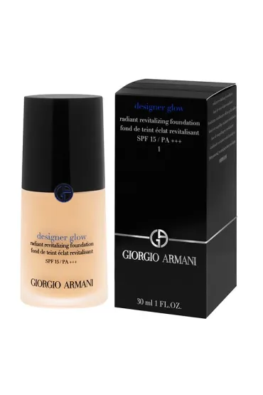 Giorgio Armani Podk�ad do twarzy Designer Glow SPF 15 PA+++ N1 30 ml