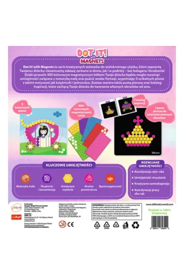 Zestaw kreatywny Skillmatics Dot it! With Magnets Jednoro�ce i Ksi�niczki Grasper Global Private Limited