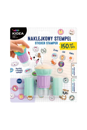 Naklejkowy stempel Derform