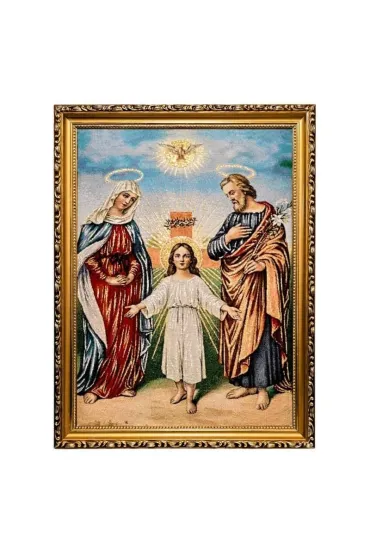 Obraz Haftowany �w. Rodzina 42/32cm