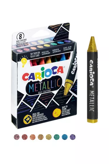 Carioca Kredki �wiecowe metaliczne 8 szt.