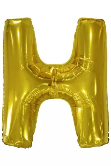 Amscan Balon foliowy litera H z�ota 67x86cm