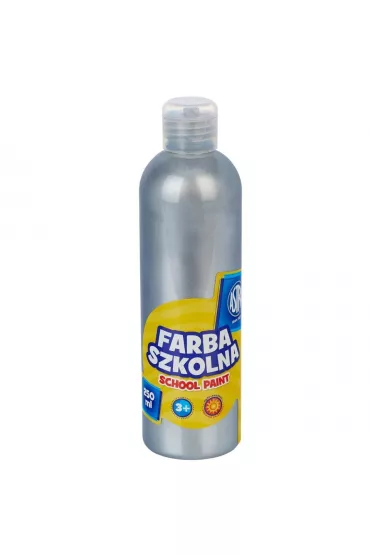 Astra Farba szkolna w butelce srebrna 250 ml