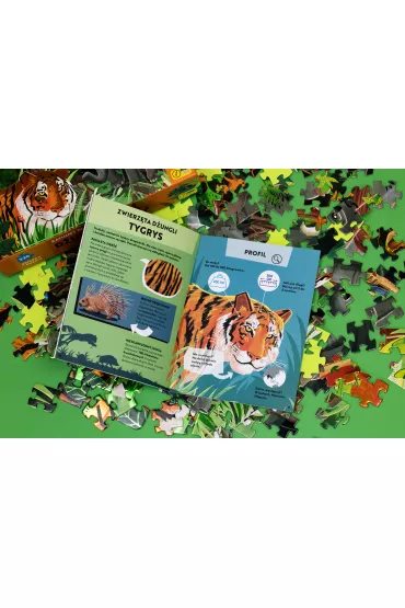 Puzzle 220 el. D�ungla. Ratujmy planet� + ksi��ka Wilga Play - Tom  Ester