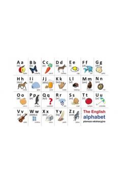 Plansze edukacyjne - alfabet jzyka angielskiego