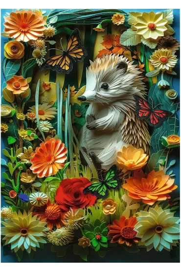 Puzzle z efektem 3D 1000 el. Paper Art: Je� Trefl