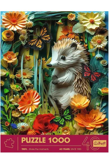 Puzzle z efektem 3D 1000 el. Paper Art: Je� Trefl