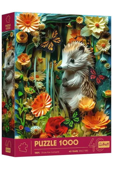 Puzzle z efektem 3D 1000 el. Paper Art: Je� Trefl