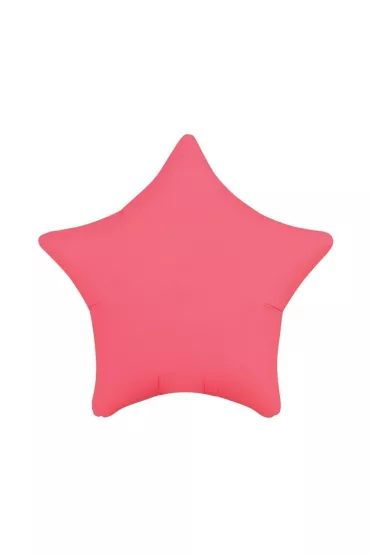 Godan Balon foliowy Gwiazda fluor czerwony 46cm