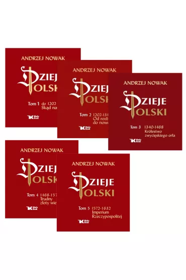 Pakiet Dzieje Polski. Tomy 1-5 - Andrzej Nowak
