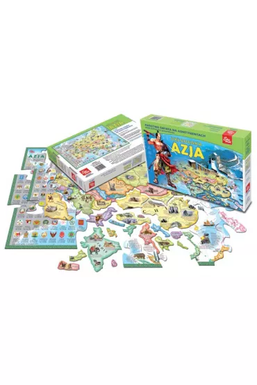Puzzle 80 el. uk�adanka Azja Edumal