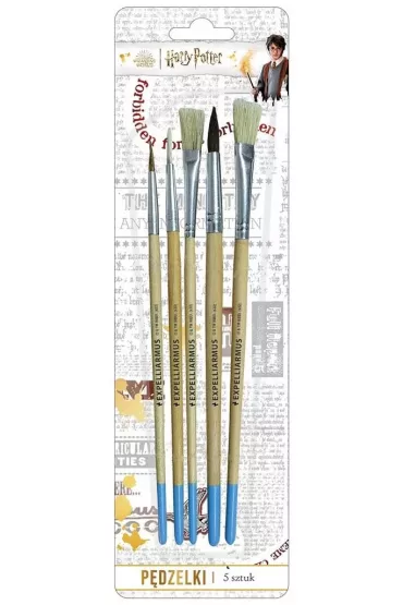 Beniamin P�dzelki z naturalnego w�osia Harry Potter 5 szt.