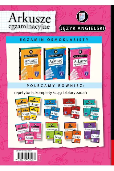 KSIAZECZKA EDUK A4 TESTY OSMOKLASISTY J.ANGIELSK - Andrzej Chwalba, Roman Kuliniak