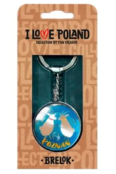 Pan Dragon Brelok I love Poland Pozna� ILP-BRE-A-POZ-02