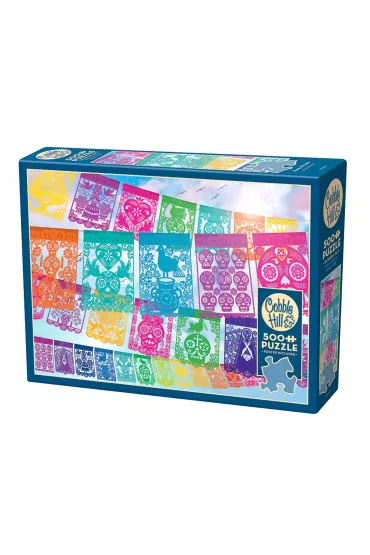 Puzzle 500 el. Meksyka�ska sztuka ludowa Cobble Hill - Luis Fitch