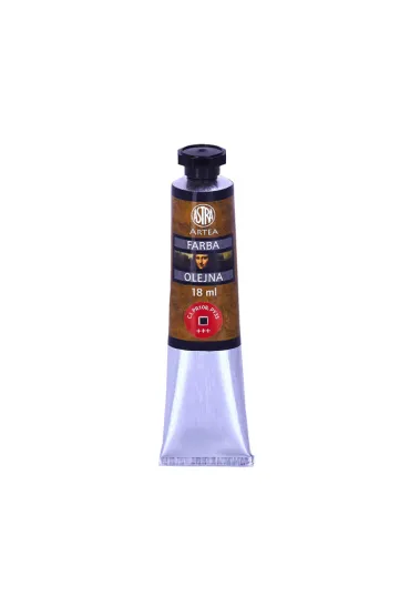Farba olejna  kadmium czerwie� jasna tuba 18 ml, Astra