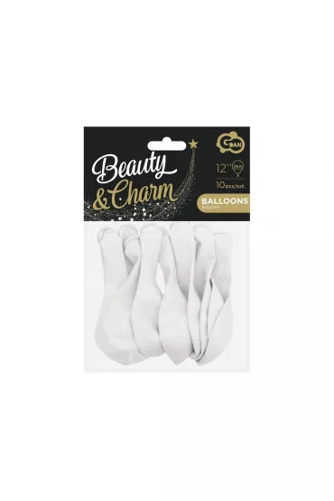 Godan Balony pastelowe Beauty&Charm bia�e 30cm