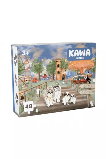 Puzzle 48 el. XL weso�e miasteczko Neverending store Anna Za��cka
