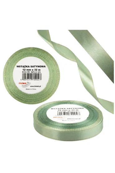 Brewis Wst��ka satynowa 12mm szarozielony 32 m