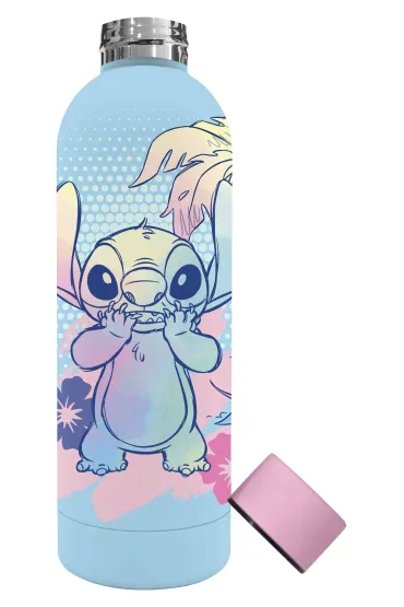 KIDS EUROSWAN Bidon 500ml 3D Stitch ze stali ST00097