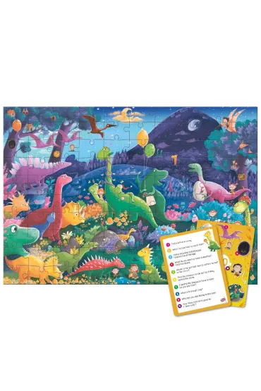 Puzzle - Look & Find - Kraina dinozaur�w, 100 el. Dodo