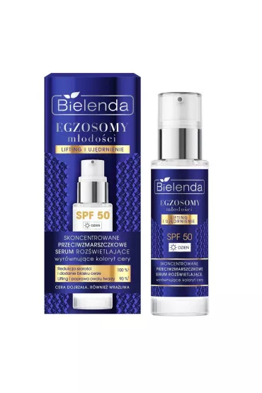 Bielenda Egzosomy M�odo�ci skoncentrowane przeciwzmarszczkowe serum do twarzy SPF 50 30 ml