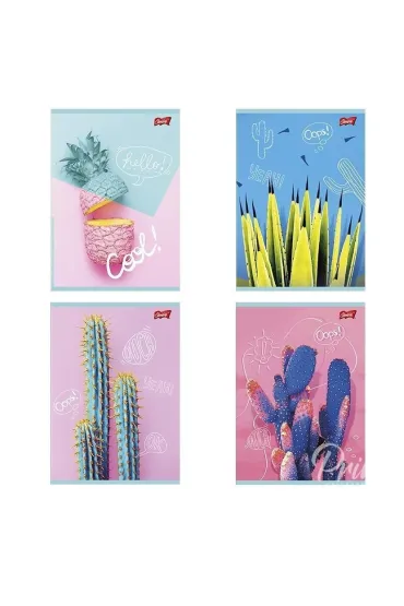 St. Majewski Zeszyt A5/60K linia Cacti (10szt) linia 60 kartek 10 szt.