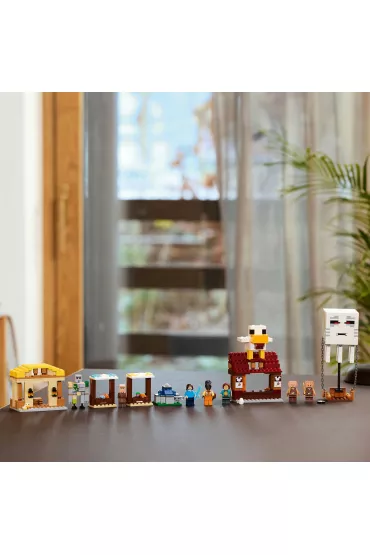 LEGO Minecraft Atak balonowego Ghasta na wiosk� 21273