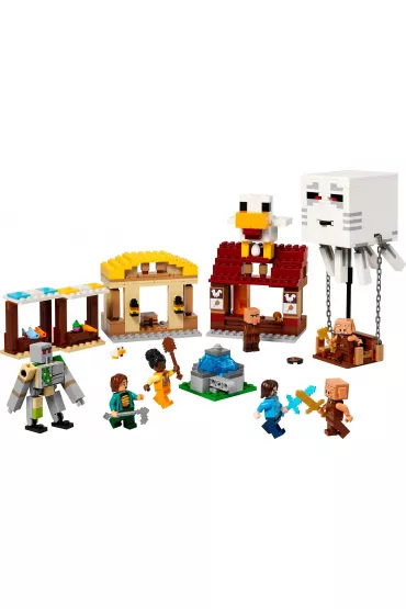 LEGO Minecraft Atak balonowego Ghasta na wiosk� 21273