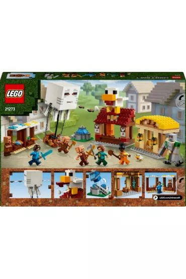 LEGO Minecraft Atak balonowego Ghasta na wiosk� 21273