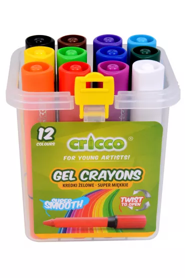 Cricco Kredki �elowe Twist 12 kolor�w