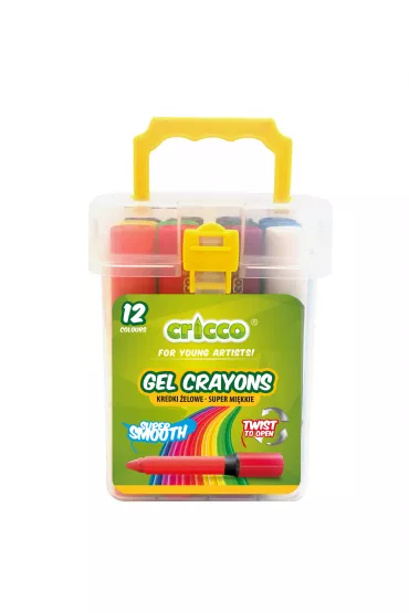 Cricco Kredki �elowe Twist 12 kolor�w