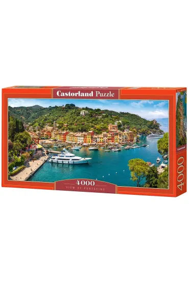 Puzzle 4000 el. Widok na Portofino Castorland