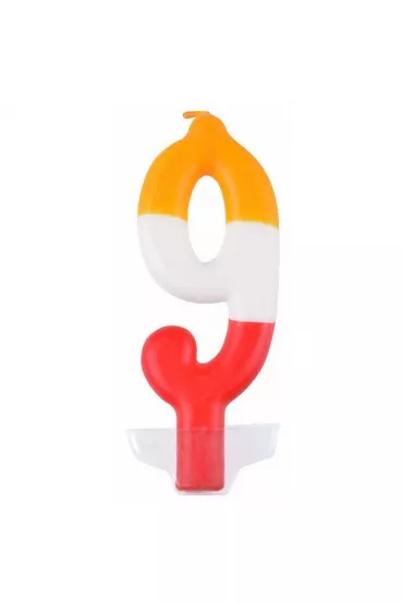Arpex �wieczki urodzinowe cyferki 9 Party D9905-9
