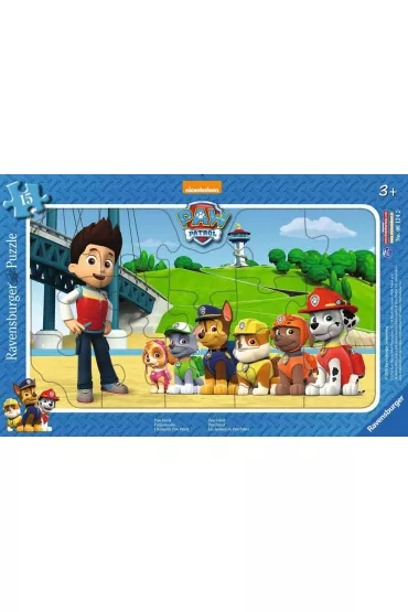 Puzzle 15 el. Psi Patrol Przyjaciele Ravensburger