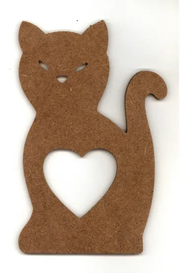 Enpap Ozdoba z p�yty MDF - kot 005 25x16 cm