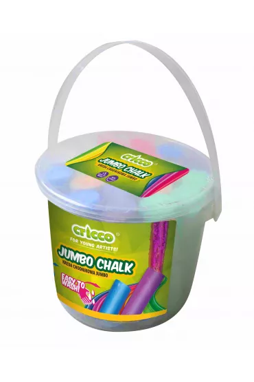 Cricco Kreda kolorowa Jumbo w wiaderku 20 szt.