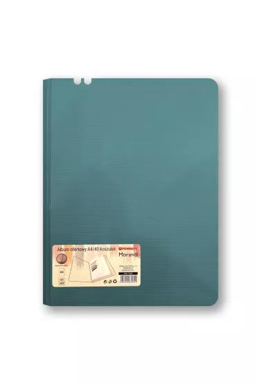 Penmate Album ofertowy A4 40 koszulek Morandi nieb-szary