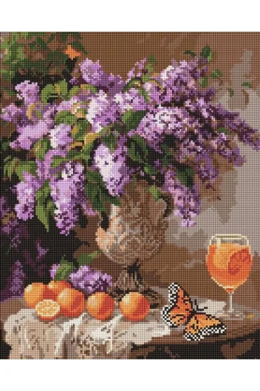 Ideyka Diamentowa mozaika - Lawendowy aromat 40x50cm