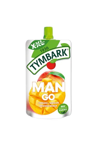 Tymbark Mus 100% jab�ko mango brzoskwinia banan XXL 200 g