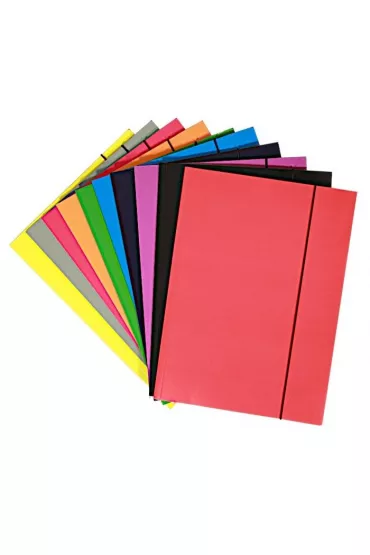 Polsirhurt Teczka A4 z gumk� lakier mix 300gsm 10 szt.