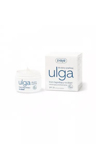 Ziaja Ulga krem �agodz�cy na dzie� redukuj�cy podra�nienia dla sk�ry wra�liwej 50 ml