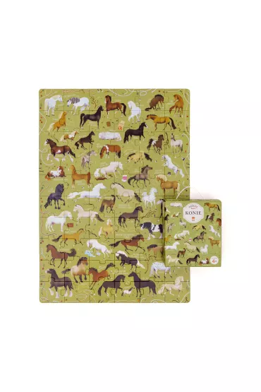 Puzzle 60 el. Puzzlove CzuCzu. Konie Bright Junior Media