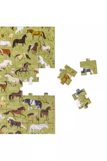 Puzzle 60 el. Puzzlove CzuCzu. Konie Bright Junior Media