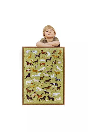 Puzzle 60 el. Puzzlove CzuCzu. Konie Bright Junior Media